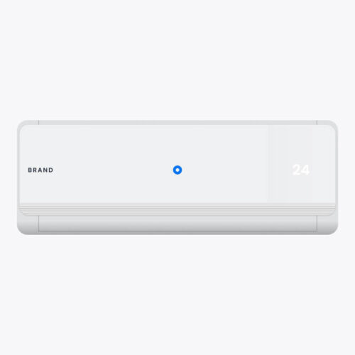 BTU 115V Window-Mounted Air Conditioner with Remote Control White